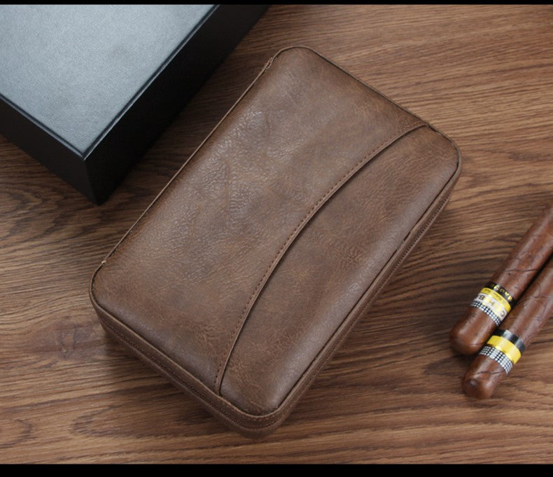 LEATHER CIGAR POUCH